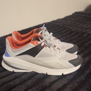 Under Armour Men's Sneakers in Gray, Orange, and Blue